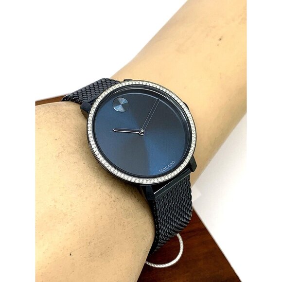 Movado Women's Watch with Midnight Blue Dial and Silver Accents - Picture 6 of 14